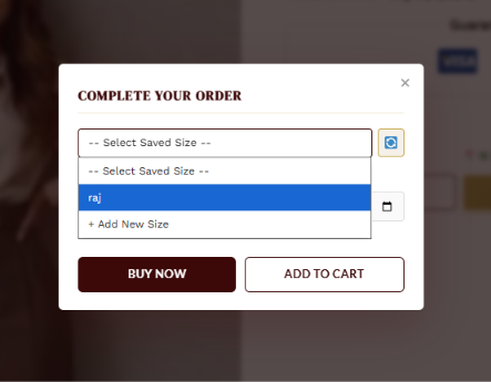 How to order tailored clothing online from Raj.B Atelier